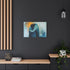 A Person Hugging Themselves Finding Comfort Within Stretched Canvas Wall Art
