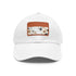 Botanical XRay Blossom Cap in White with Light Brown Patch.