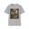 Shrek themed charcoal T-shirt, perfect for ogre fans on summer days.