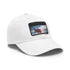 Nordic Pride Baseball Cap with Rectangle Light Brown Patch on White