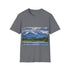 Alaska Adventure Watercolor Tee in Charcoal, Regular Fit, Crew Neck