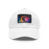 Neon Dream Tom Holland watercolor cap in white with light brown patch.