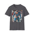 Superman T-Shirt in Charcoal, Small - Crew Neck, Regular Fit.