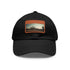 Angkor Wat Tribute Cap in White with Light Brown Rectangle Patch
