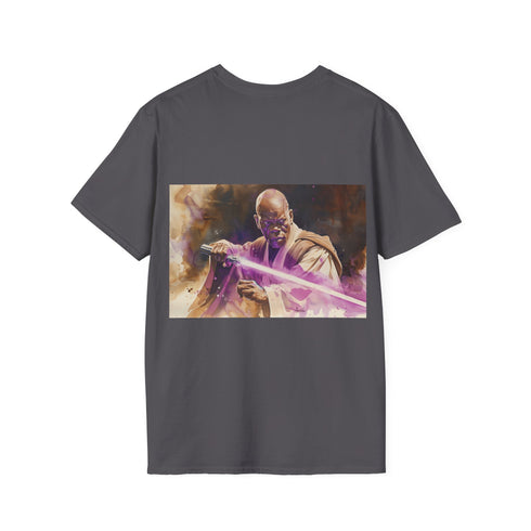 Purple lightsaber tee, crew neck, cotton, regular fit Jedi summer style.
