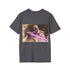 Purple lightsaber tee, crew neck, cotton, regular fit Jedi summer style.