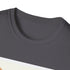 Cute charcoal cat graphic tee, perfect for cat lovers.