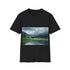 Alaska Adventure Landscapes Tee in Charcoal, Ideal for Outdoor Enthusiasts