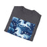 Symphony of the Wild Butterfly Patterned Cotton T-shirt in White 2XL