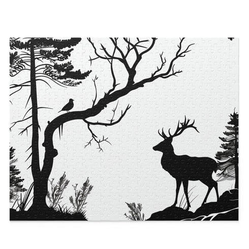 Wildlife Silhouette Nature Puzzle