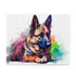 Adorable German Shepherd puppy jigsaw puzzle, vibrant colors, intricate details.