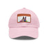 German Shepherd PupPrint Baseball Cap in White with Light Brown Patch