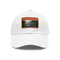 Maui Island Paradise Baseball Cap in White with Light Brown Patch
