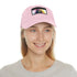 First Lady Neon Dreams White Baseball Cap. Neon colors, rectangle patch.