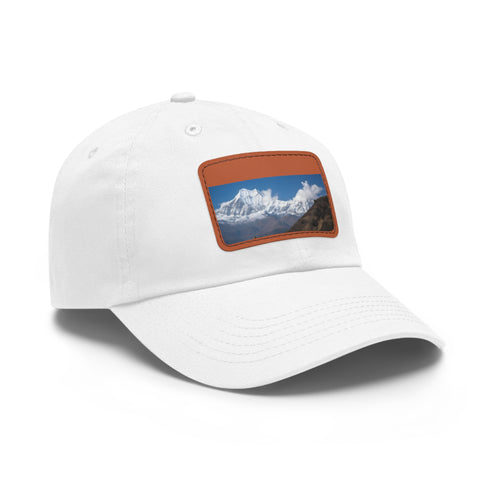 Annapurna Adventure Trek Cap in White with Light Brown Patch