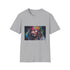 Pirate Legend in Neon Radiance T-shirt in Charcoal Cotton Crew Neck.