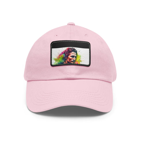 Matthew McConaughey Neon Dreams Cap in White with Light Brown Patch.