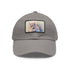 Mystical watercolor unicorn hat with white/light brown patch, rectangle shape.
