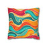Retro Waves Pillow Case - Vintage charm meets modern comfort with seamless pattern and vibrant colors for your bedroom decor