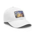 Eiffel Tower watercolor baseball cap with Parisian charm and vibrant design.