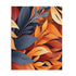 Colorful autumn foliage and wild flowers puzzle, perfect for fall.