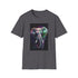 Charcoal elephant graphic tee soft cotton crew neck unisex regular fit