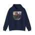 Mystical Castle Navy Fantasy Hoodie Regular Fit Unisex Women's Men's Clothing