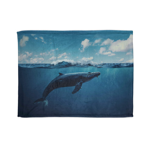Whale Song Blanket: Ocean Dream Blanket with Seven Oceans Design
