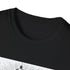 Charcoal crew neck cotton t-shirt with hand-drawn lighthouse illustration