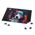 Charming collie jigsaw puzzle for dog lovers and puzzle enthusiasts.