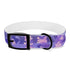Lavender Fields Dog Collar in Black Onyx for Medium Dogs