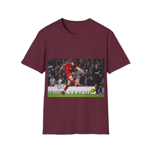 Legendary FF6 Realm Shirt in Charcoal, Crew Neck Cotton Tee