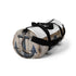 Nautical-themed blue duffle bag with anchor and rope design.