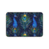 Peacock Feather Blue Desk Mat