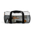 Geometric abstract shapes small duffel bag for gym or travel.
