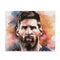 Lionel Messi jigsaw puzzle featuring action shot on the field.
