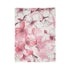 Pink & White Cherry Blossom Seamless Plush Fleece Throw Blanket - View 4 | Prints With Passion