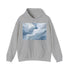 Subtle Lines Dream Hoodie in Navy, size S, soft and calming.