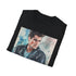 Charcoal crew neck t-shirt featuring watercolor portrait of Danny from Grease