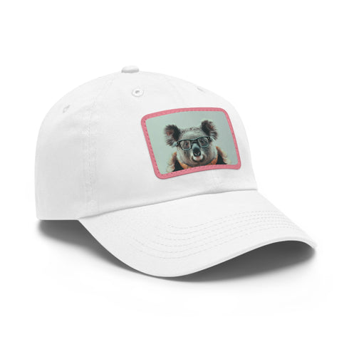 Kowala Cool Cat Cap in White with Light Brown Patch.