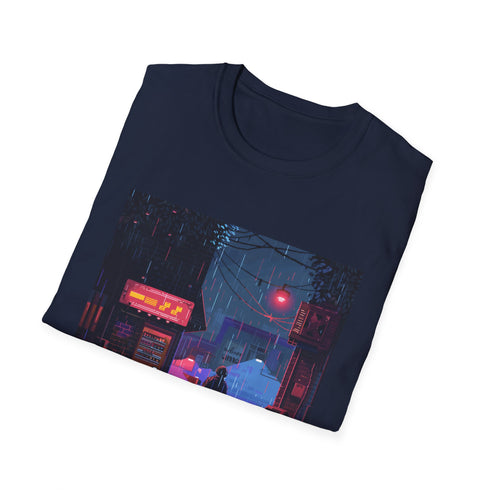 Pixel Power Retro Gaming Nostalgia T-Shirt in Charcoal Size S