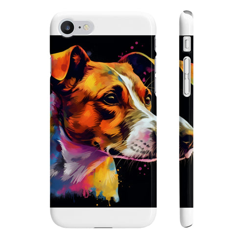 iPhone 7 Plus Jack Russell Terrier Slim Glossy Phone Case