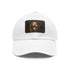 Galactic Gold Protocol Droid Baseball Cap in White with Light Brown Patch
