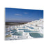 Pamukkale Turquoise Thermal Terraces Sunset Stretched Canvas Wall Art - View 6 | Prints With Passion