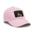 Messi Neon Splash Cap in White with Light Brown Patch Hat