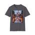 Charcoal Disney Castle T-shirt with vibrant fairy tale design made of cotton