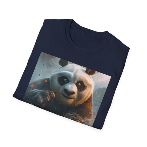 Dragon Warrior tee, charcoal cotton, DTG print, crew neck, regular fit.