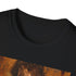Charcoal cotton T-shirt featuring vibrant Anakin Skywalker painting with crew neck