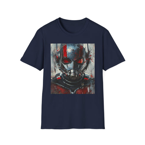 Quantum Conqueror Charcoal Cotton Men's Ant-Man T-Shirt in Size Small.
