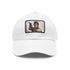 Galactic Smuggler Cap with Han Solo-inspired design, white/light brown patch